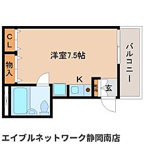 静岡県静岡市駿河区小鹿3丁目（賃貸アパート1R・3階・21.00㎡） その2