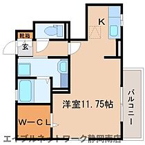 静岡県静岡市駿河区中島（賃貸アパート1R・1階・33.24㎡） その2