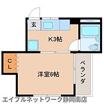 静岡県静岡市駿河区馬渕2丁目（賃貸マンション1K・3階・18.71㎡） その2