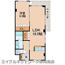 静岡県藤枝市水守3丁目（賃貸マンション1LDK・2階・58.90㎡） その2