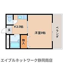 静岡県藤枝市築地（賃貸マンション1K・1階・26.27㎡） その2