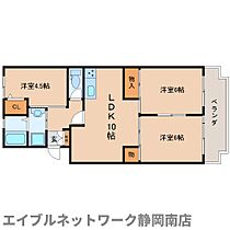 静岡県静岡市駿河区小鹿（賃貸マンション3LDK・2階・59.50㎡） その2