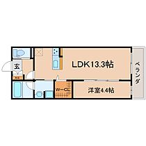 静岡県静岡市駿河区中原（賃貸マンション1LDK・3階・42.68㎡） その2