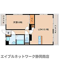 静岡県静岡市駿河区西島（賃貸マンション1LDK・2階・45.90㎡） その2