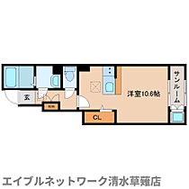 静岡県静岡市清水区草薙杉道1丁目（賃貸アパート1R・1階・32.23㎡） その2