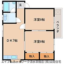 静岡県静岡市清水区鳥坂（賃貸マンション2DK・3階・40.05㎡） その2