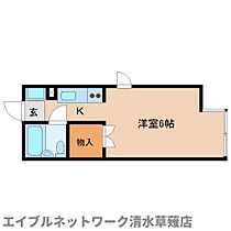 静岡県静岡市駿河区中吉田（賃貸マンション1R・1階・17.39㎡） その2