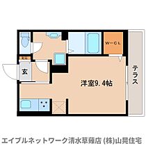 静岡県静岡市駿河区谷田（賃貸アパート1R・1階・27.13㎡） その2