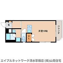 静岡県静岡市清水区中之郷1丁目（賃貸マンション1R・3階・32.19㎡） その2