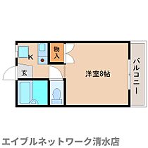 静岡県静岡市清水区駒越中2丁目（賃貸アパート1K・1階・21.06㎡） その2