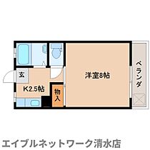 静岡県静岡市清水区三保（賃貸マンション1K・2階・24.70㎡） その2