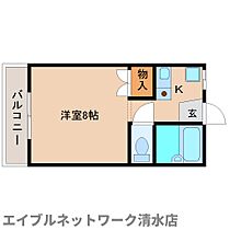 静岡県静岡市清水区駒越中2丁目（賃貸アパート1K・2階・21.06㎡） その2