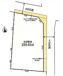 飯能市岩沢・全1区画　建築条件なし土地　〜北東角地〜