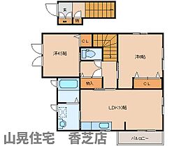 奈良県香芝市鎌田（賃貸アパート2LDK・2階・58.60㎡） その2