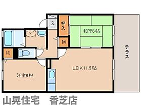 奈良県香芝市良福寺62-3（賃貸アパート2LDK・1階・53.72㎡） その2