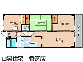 奈良県香芝市瓦口（賃貸マンション3LDK・6階・67.00㎡） その2