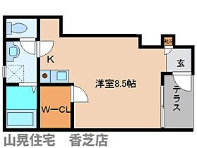 奈良県香芝市北今市3丁目（賃貸アパート1R・1階・26.29㎡） その2