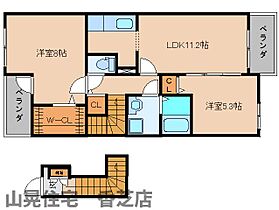 奈良県香芝市畑4丁目（賃貸アパート2LDK・2階・60.14㎡） その2