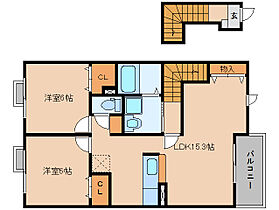 サニーヴィラ 203 ｜ 奈良県大和高田市日之出町（賃貸アパート2LDK・2階・62.28㎡） その2