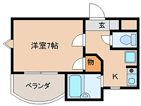 奈良県天理市前栽町（賃貸マンション1K・2階・21.47㎡） その2