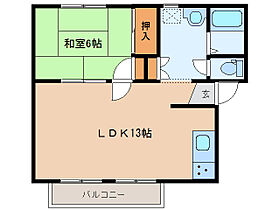 奈良県天理市櫟本町（賃貸アパート1LDK・2階・42.70㎡） その2