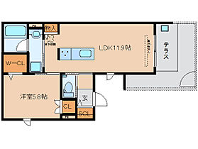 奈良県天理市守目堂町（賃貸アパート1LDK・1階・45.90㎡） その1