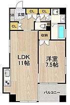 大阪府大阪市福島区吉野１丁目2番14号（賃貸マンション1LDK・5階・45.00㎡） その2