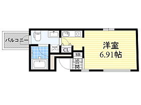 大阪府大阪市西区靱本町２丁目（賃貸マンション1R・8階・20.00㎡） その2