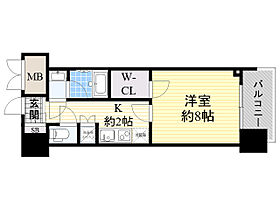 アンビエンテ四ツ橋  ｜ 大阪府大阪市西区新町１丁目6番9号（賃貸マンション1K・13階・28.10㎡） その2