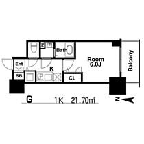 エスリード本町レジデンス  ｜ 大阪府大阪市西区立売堀３丁目（賃貸マンション1K・4階・21.70㎡） その2