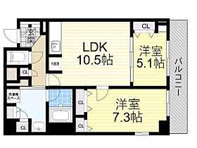 大阪府大阪市西区南堀江２丁目5番3号（賃貸マンション2LDK・15階・59.22㎡） その2