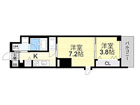 大阪府大阪市西区南堀江２丁目1番15号（賃貸マンション2K・9階・34.02㎡） その2