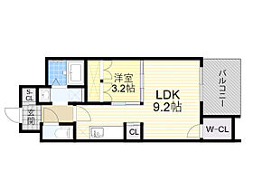 大阪府大阪市福島区吉野２丁目11番26号（賃貸マンション1LDK・2階・31.47㎡） その2