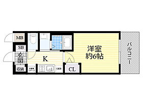 エステムコート中之島GATE2 1210 ｜ 大阪府大阪市西区川口２丁目3番28号（賃貸マンション1K・12階・20.85㎡） その2