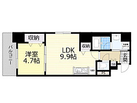 大阪府大阪市西区京町堀２丁目（賃貸マンション1LDK・6階・38.93㎡） その2