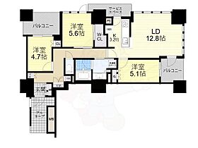 大阪府大阪市北区豊崎４丁目11番24号（賃貸マンション3LDK・3階・78.15㎡） その2