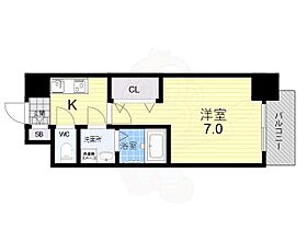 大阪府大阪市福島区玉川４丁目（賃貸マンション1K・14階・22.56㎡） その2