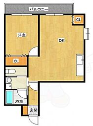 白百合グランドシャトー 6階/-