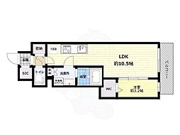 クロスレジデンス阿波座 14階/-