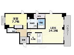 リバーサイドタワー中之島 13階