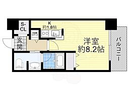 クロスレジデンス大阪新町 8階/-