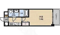 ラクラス福島野田 1Kの間取図画像