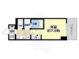 S-RESIDENCE福島Alovita 1Kの間取図画像