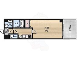 パーラム野田 1Kの間取図画像