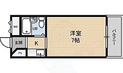 ルネッサンス西梅田 1Kの間取図画像