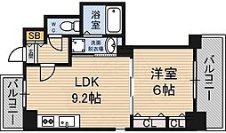 ロイヤルヒル2 1LDKの間取図画像