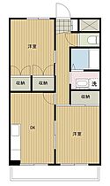 アダムスハイツ 402 ｜ 千葉県市川市原木1丁目（賃貸マンション2DK・4階・46.75㎡） その2