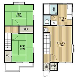 テラスラフォーレA 3Kの間取り