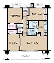 間取図画像 3LDK