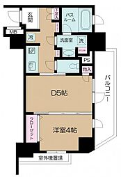 日神デュオステージ板橋 1DKの間取図画像